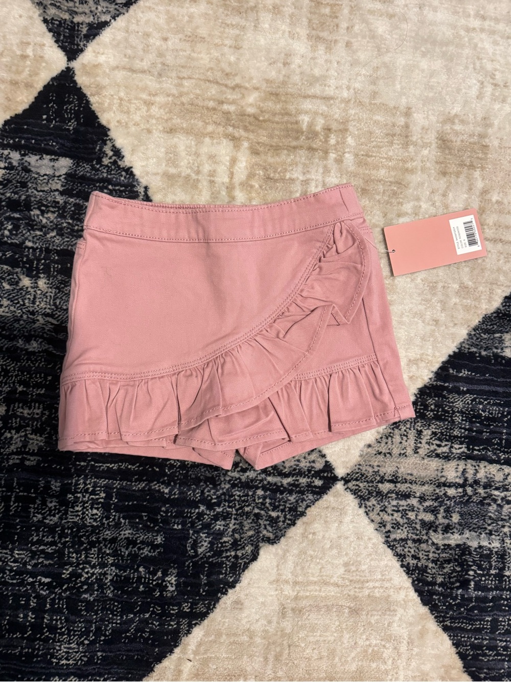 Squeeze Pink Ruffle Skort Shorts